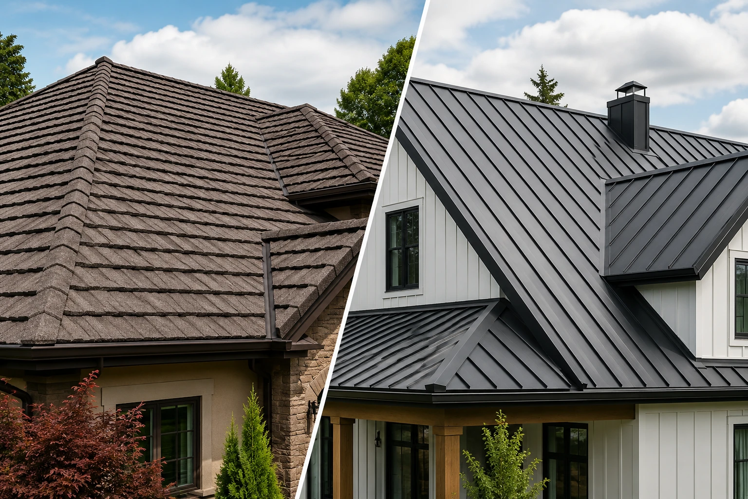 Stone Coated vs Standing Seam Metal 1