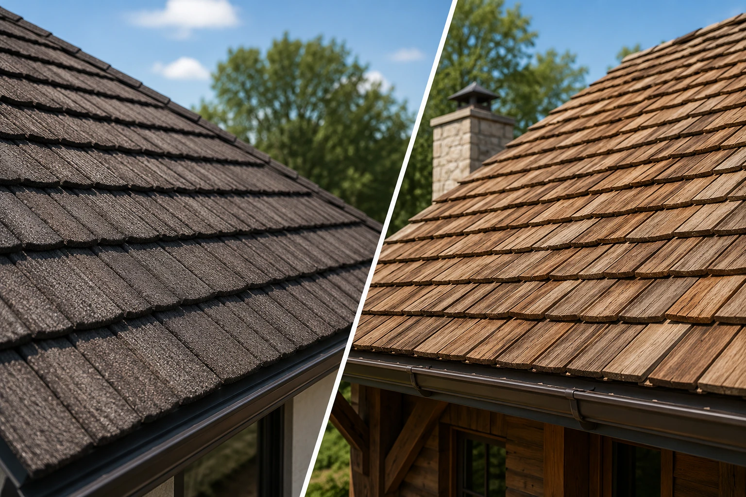 stone coated vs cedar shake 1