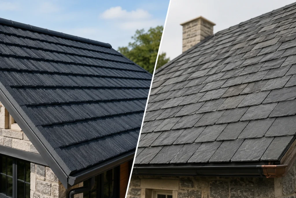 stone coated vs synthetic slate 3