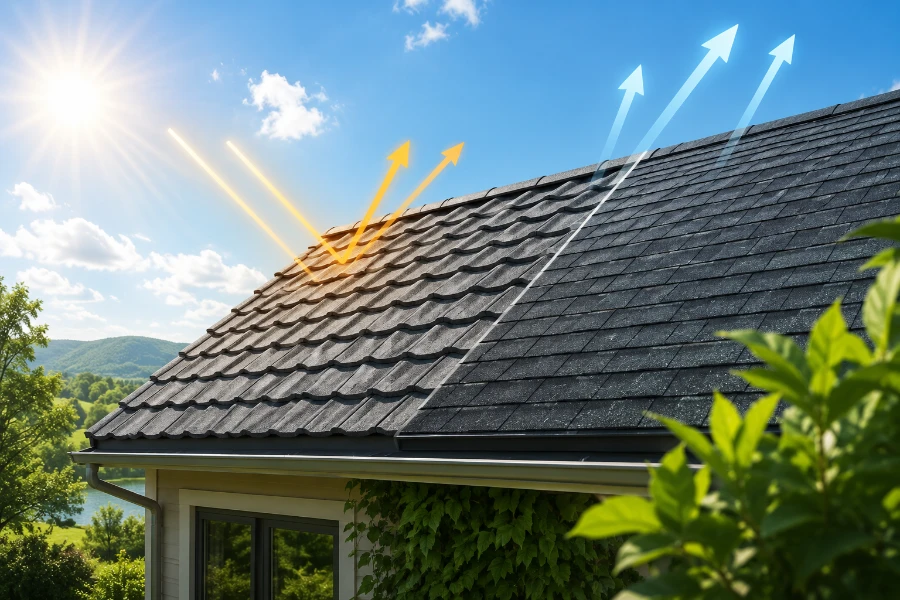 stone coated roof vs F-Wave (2)