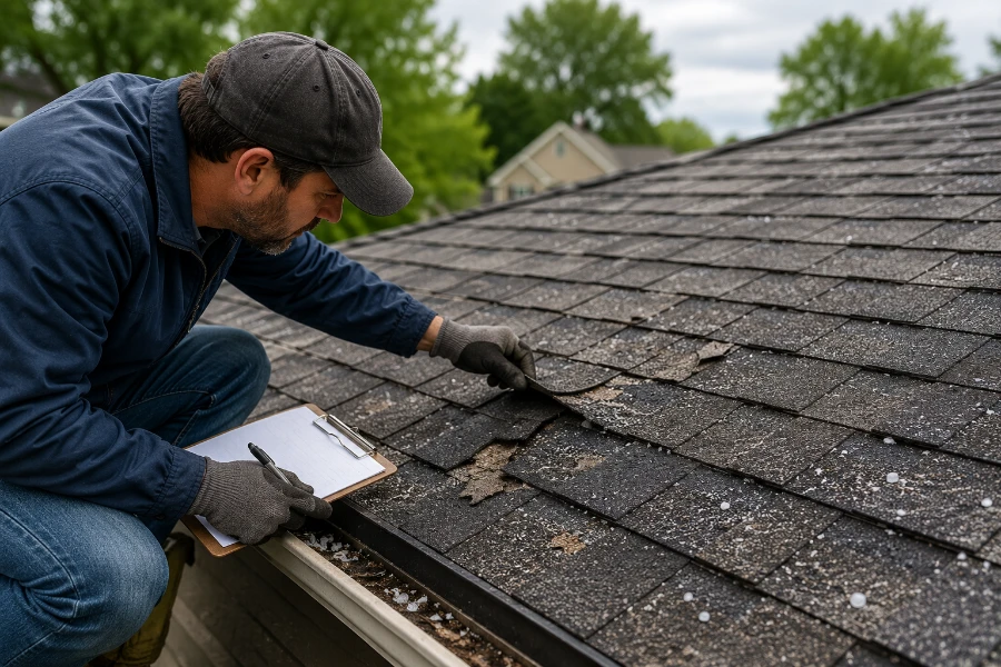 Stone Coated Roofs vs Asphalt During Hail (2)