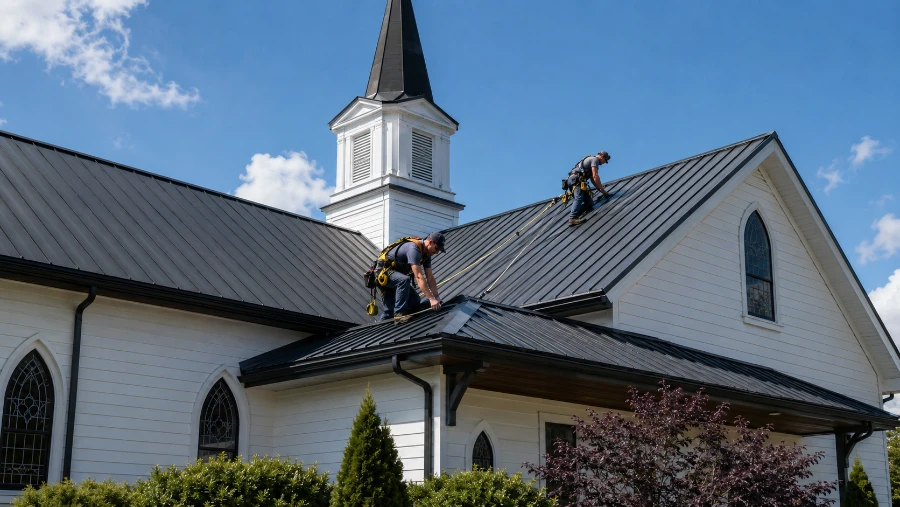 church metal roofing systems (2)